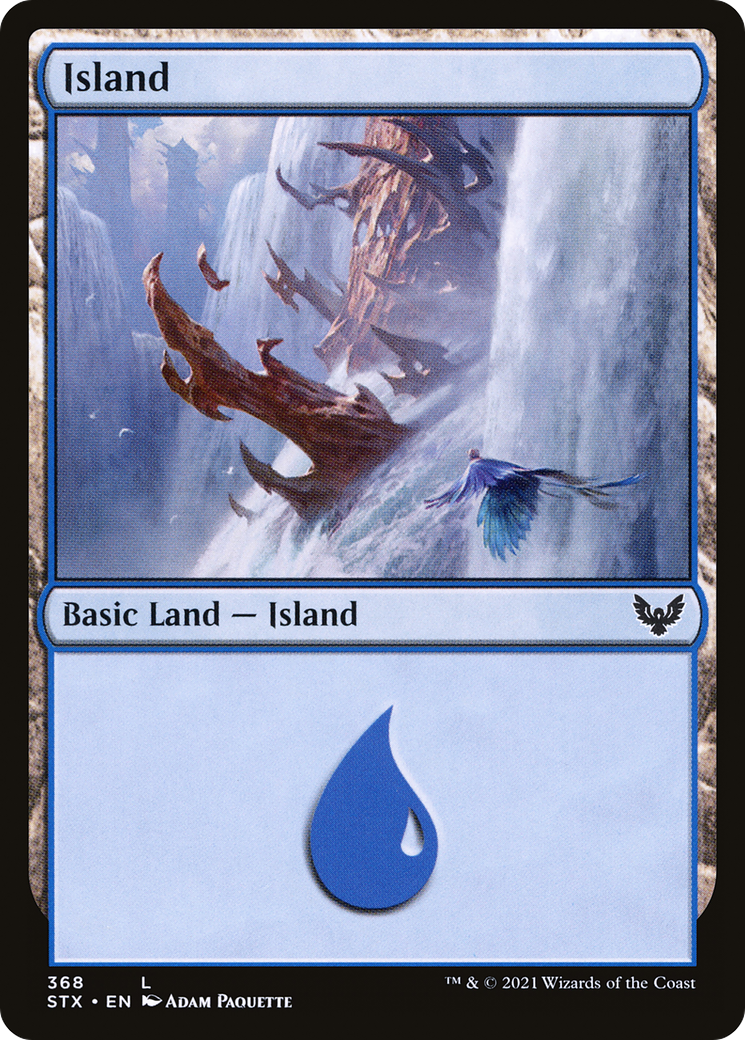 Island (368) [Strixhaven: School of Mages] Foil