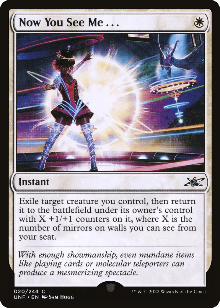 Now You See Me . . . [Unfinity] Foil