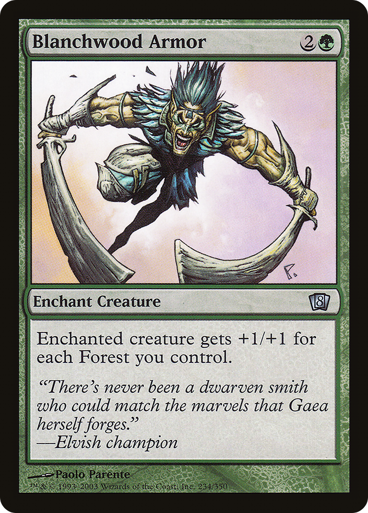 Blanchwood Armor [Eighth Edition] Foil