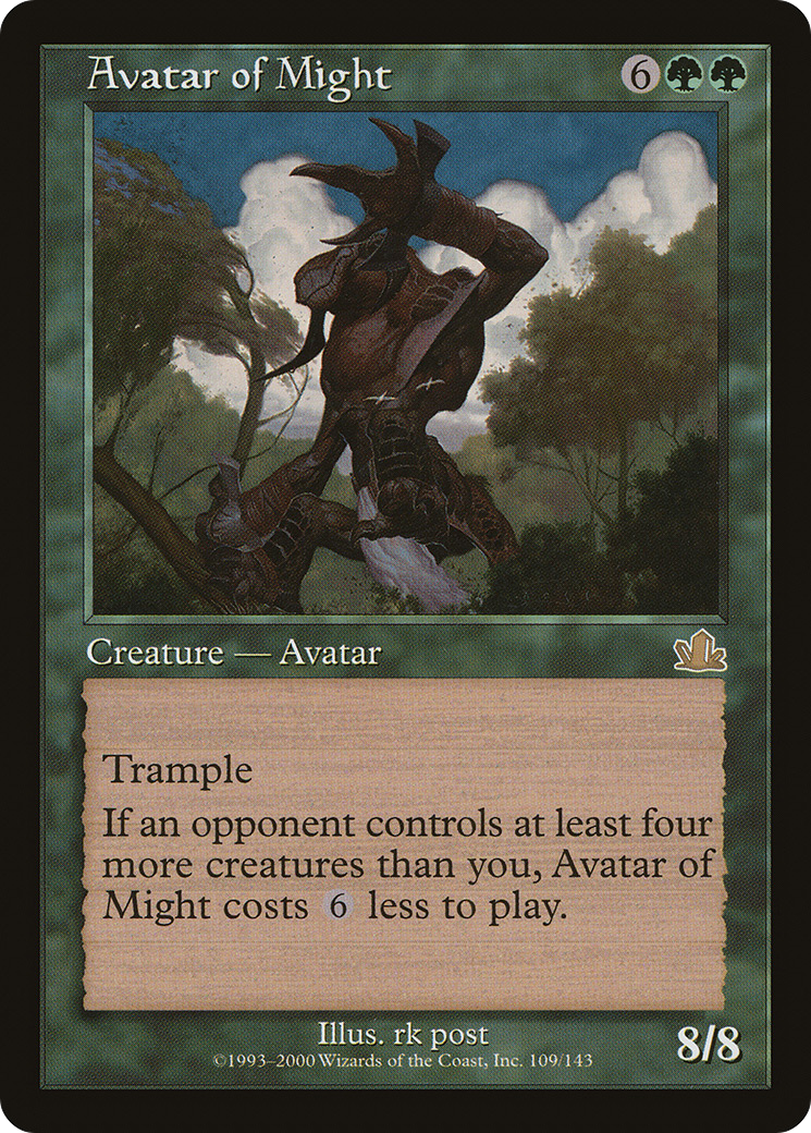 Avatar of Might [Prophecy] Foil