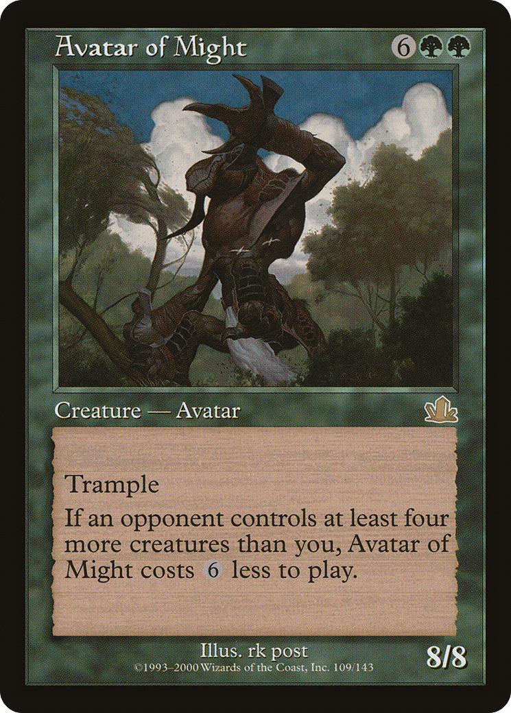 Avatar of Might [Prophecy] Foil