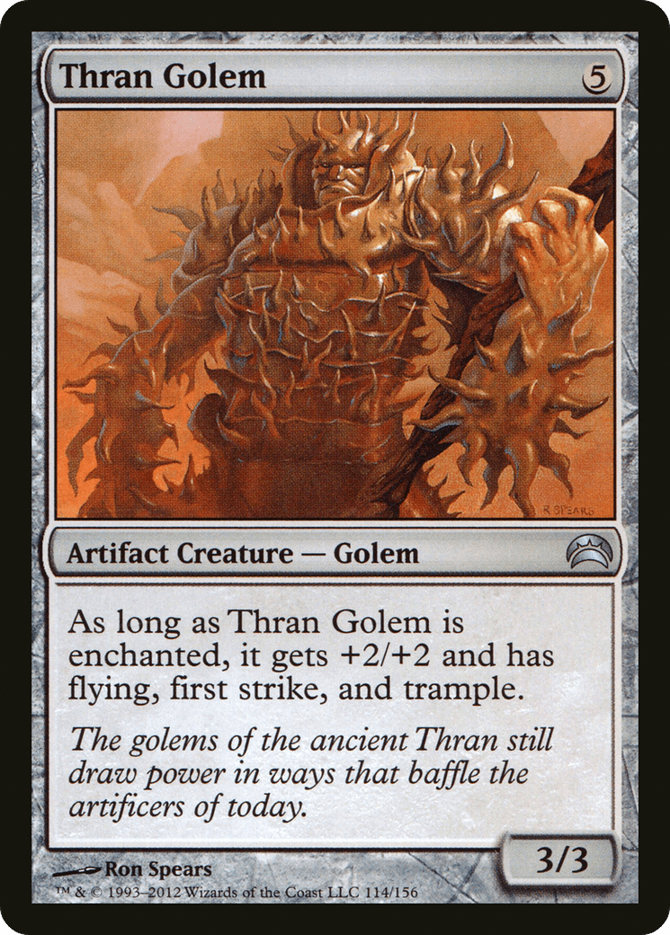 Thran Golem [Planechase 2012] Foil