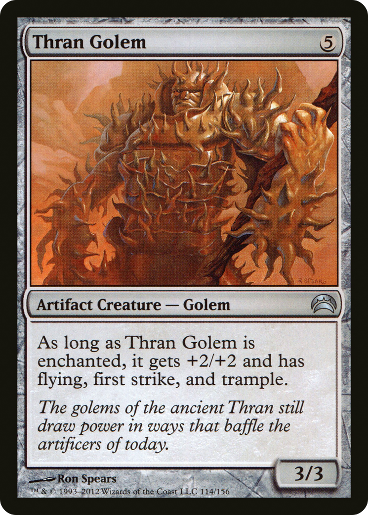 Thran Golem [Planechase 2012] Foil