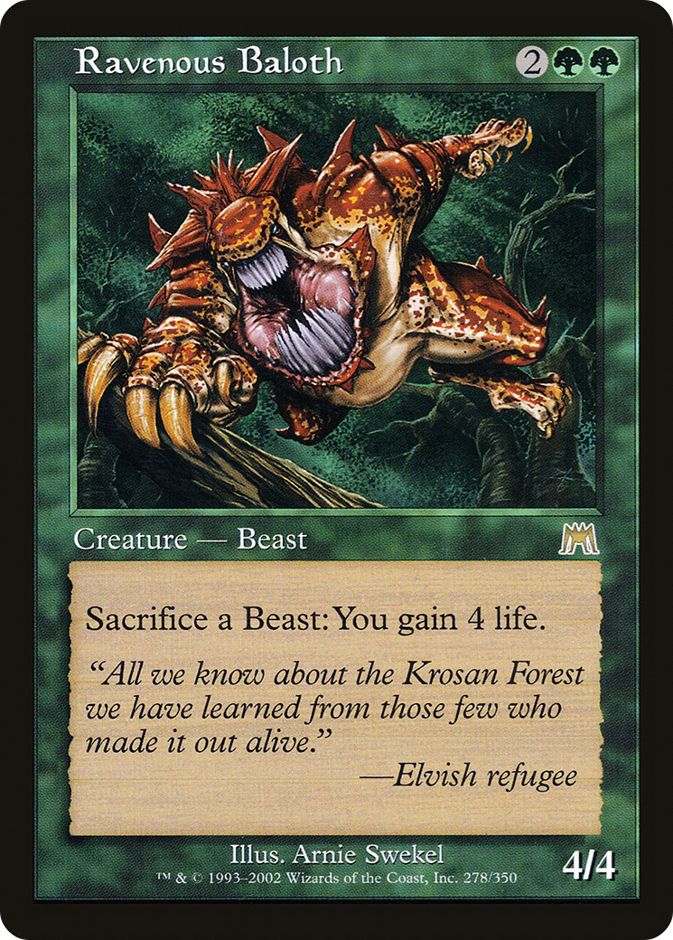 Ravenous Baloth [Onslaught] Foil