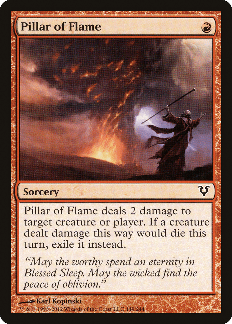 Pillar of Flame [Avacyn Restored] Foil