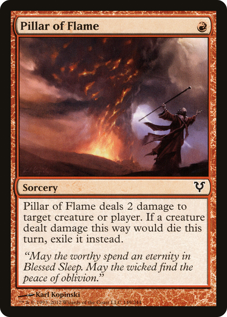 Pillar of Flame [Avacyn Restored] Foil