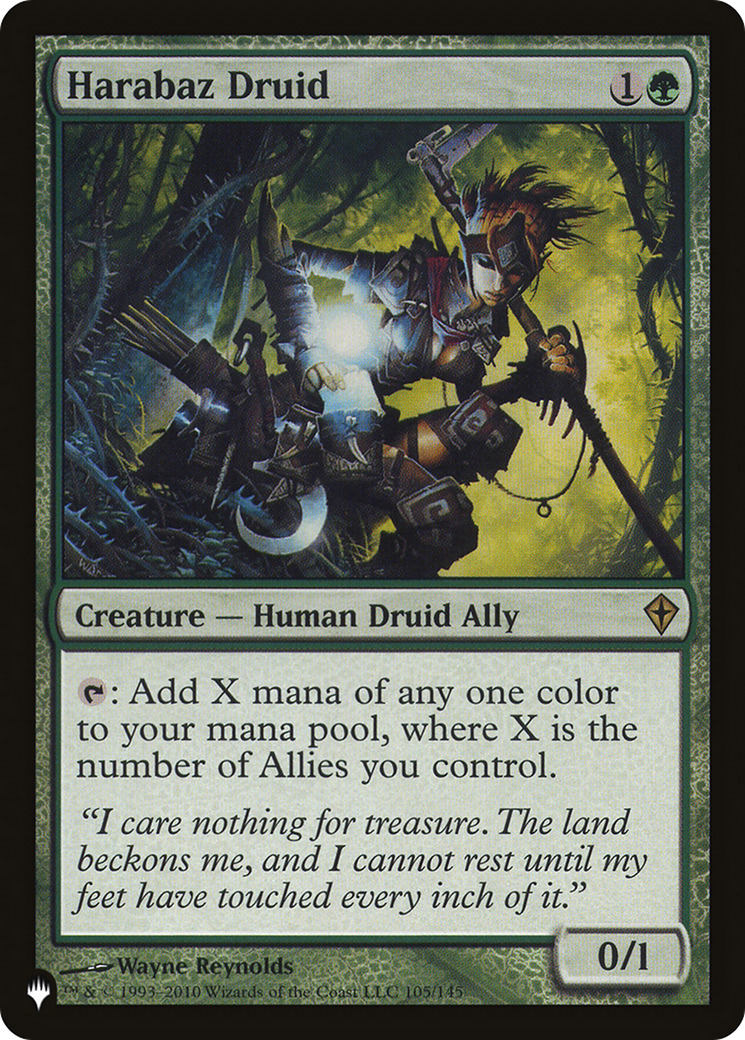 Harabaz Druid |  (105/145) [The List]