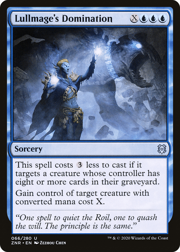 Lullmage's Domination [Zendikar Rising] Foil