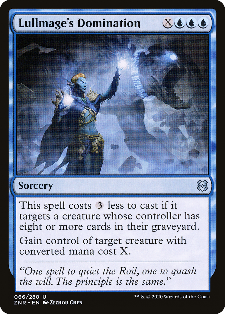 Lullmage's Domination [Zendikar Rising] Foil