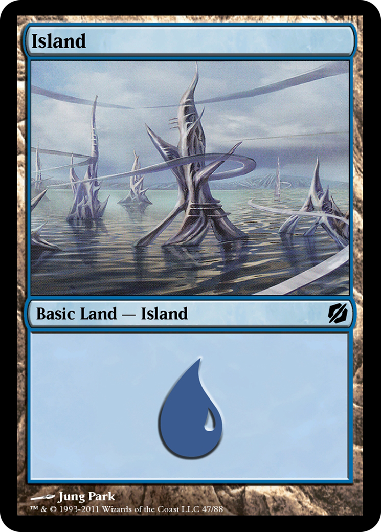 Island (TD2-047) - Duel Decks: Mirrodin Pure vs. New Phyrexia