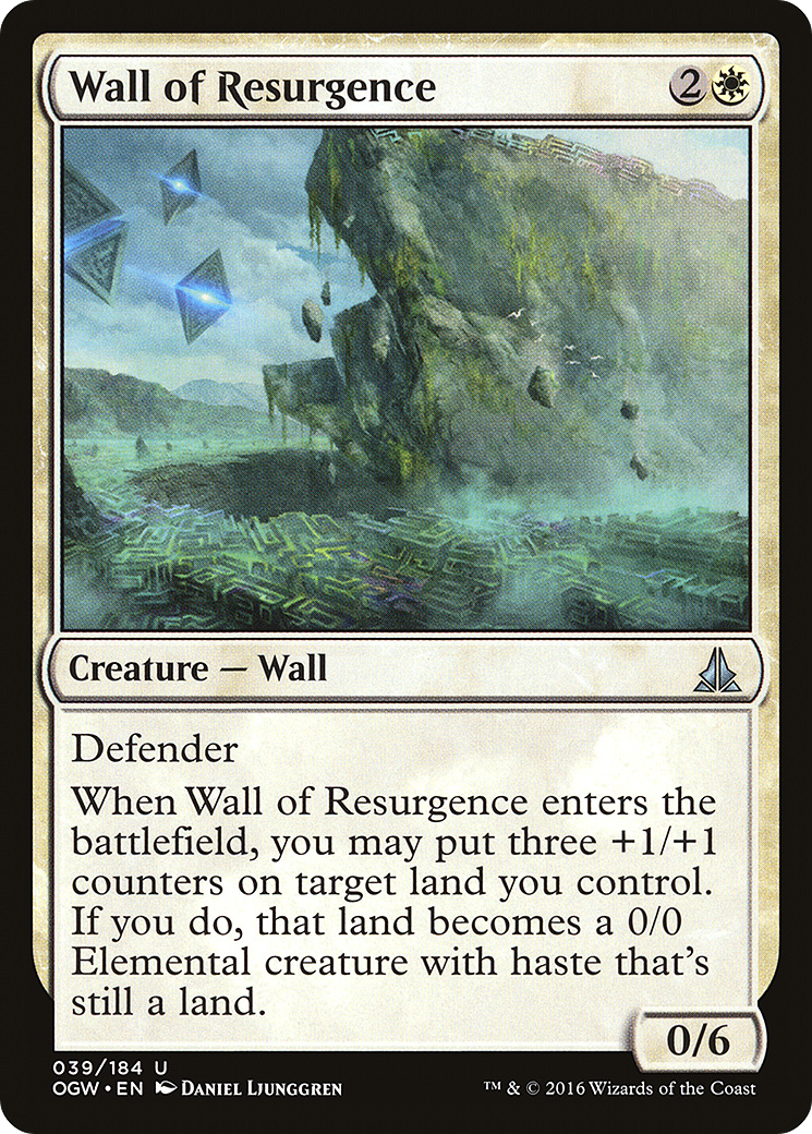 Wall of Resurgence [Oath of the Gatewatch] Foil