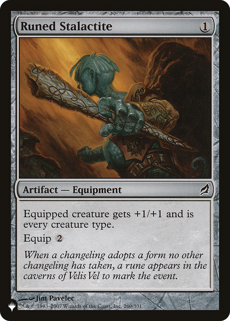 Runed Stalactite |  (LRW-260) [The List]