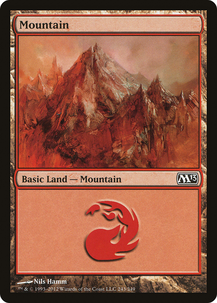 Mountain (243) [Magic 2013] Foil