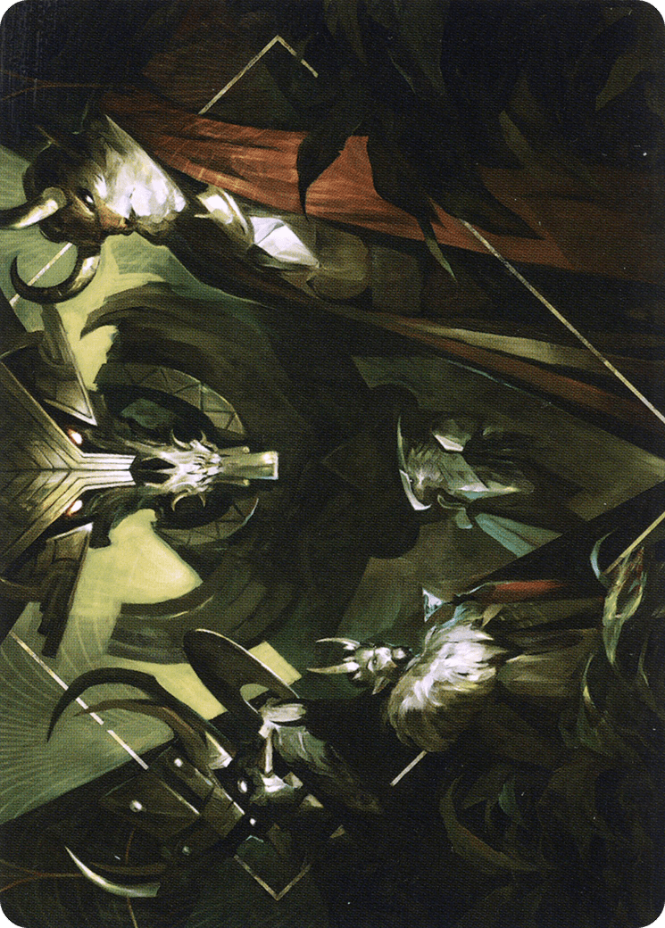 Meeting of the Five // Meeting of the Five (ASNC-030) - New Capenna Art Series (Borderless) Foil
