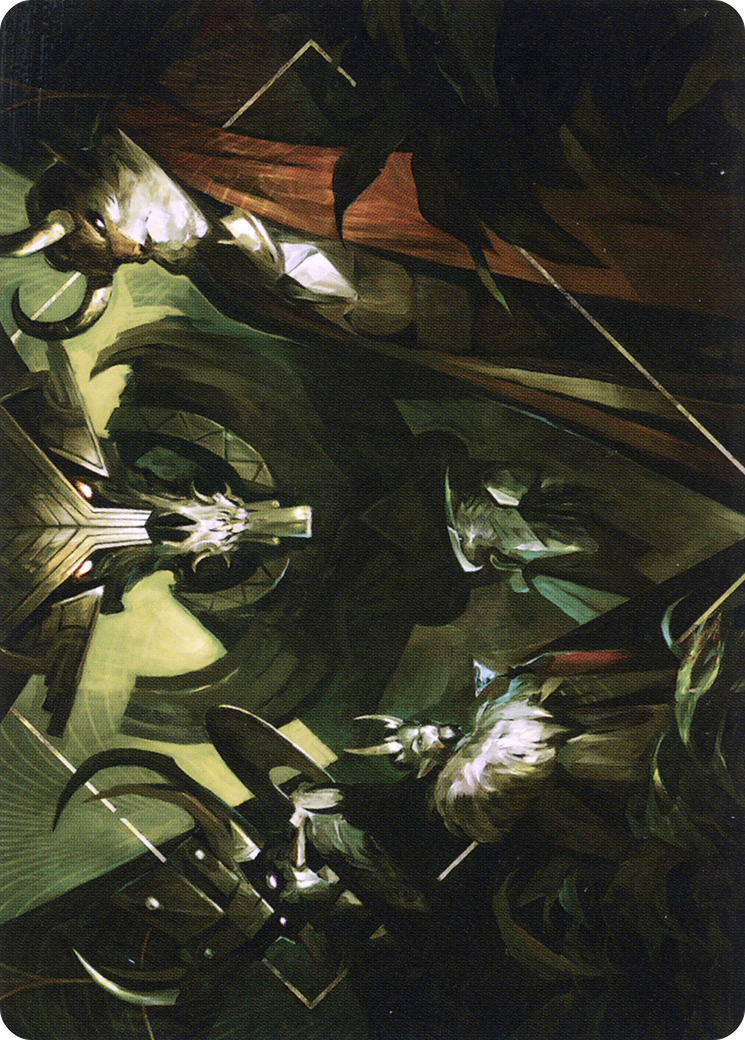 Meeting of the Five // Meeting of the Five (ASNC-030) - New Capenna Art Series (Borderless) Foil