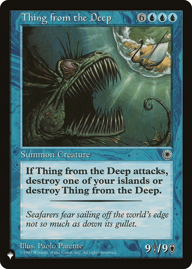 Thing from the Deep |  (POR-73) [The List]
