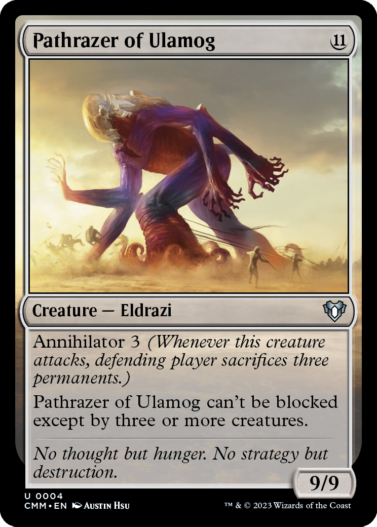 Pathrazer of Ulamog [Commander Masters] Foil