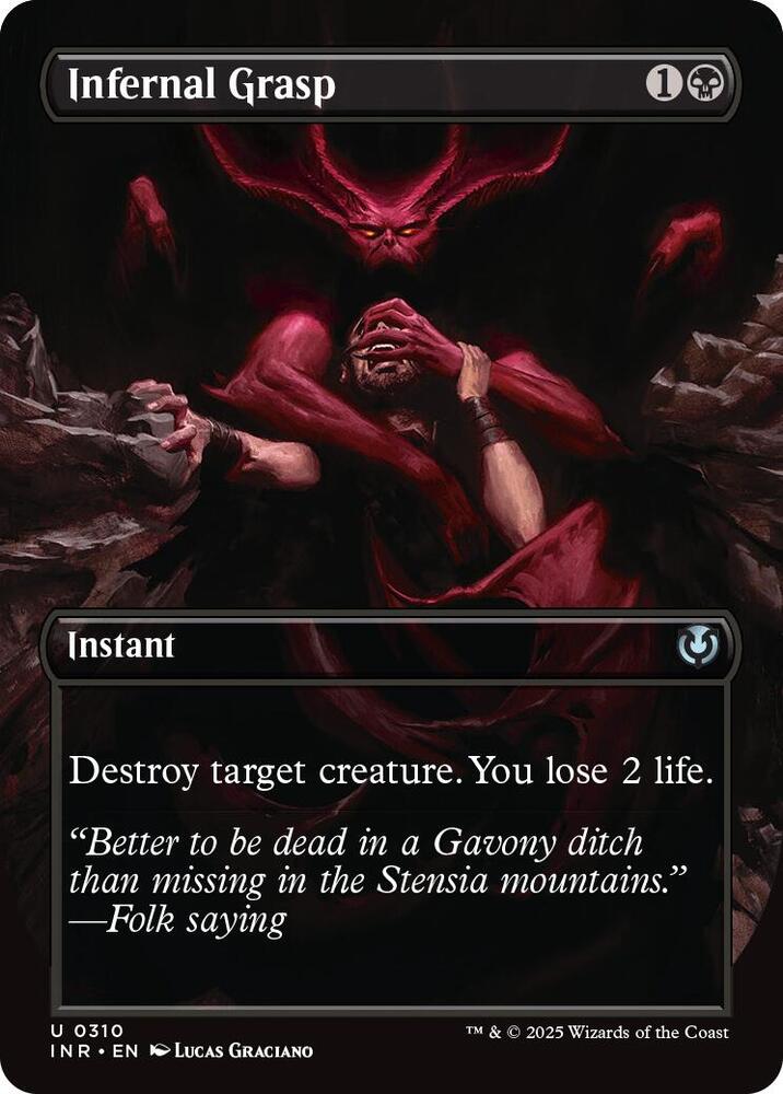 Infernal Grasp 310 (Innistrad Remastered)  - Borderless