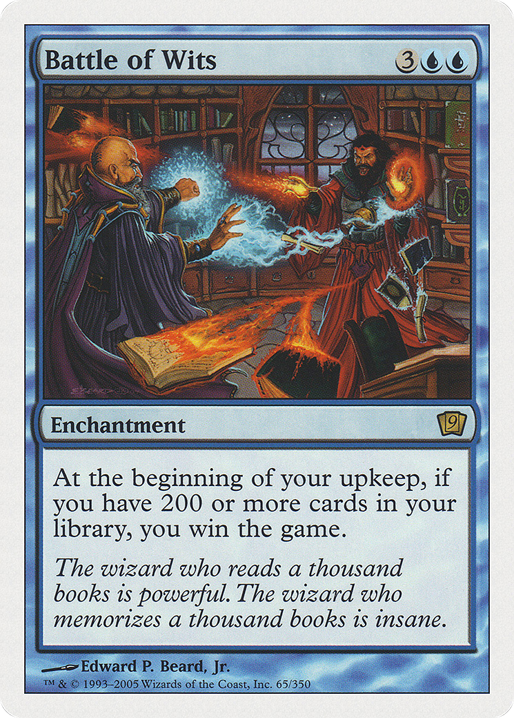 Battle of Wits [Ninth Edition] Foil