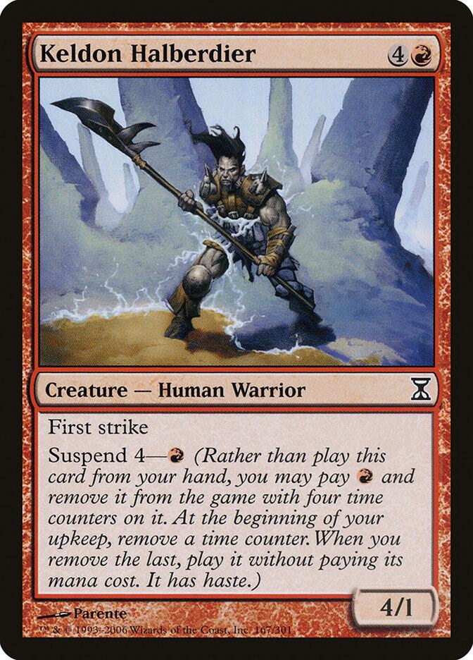Keldon Halberdier 167/301 (Time Spiral) 