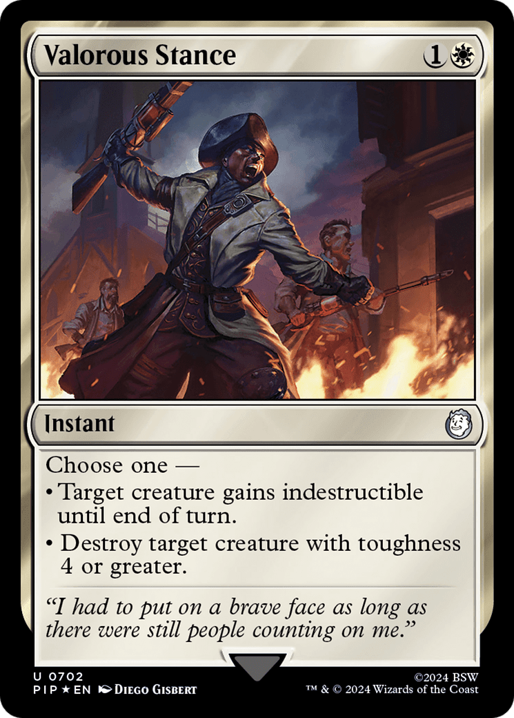 Valorous Stance (Surge Foil) [Fallout]