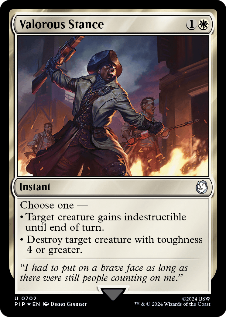 Valorous Stance (Surge Foil) [Fallout]