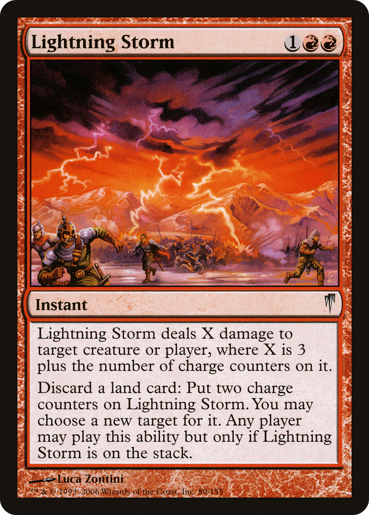 Lightning Storm (CSP-089) - Coldsnap Foil