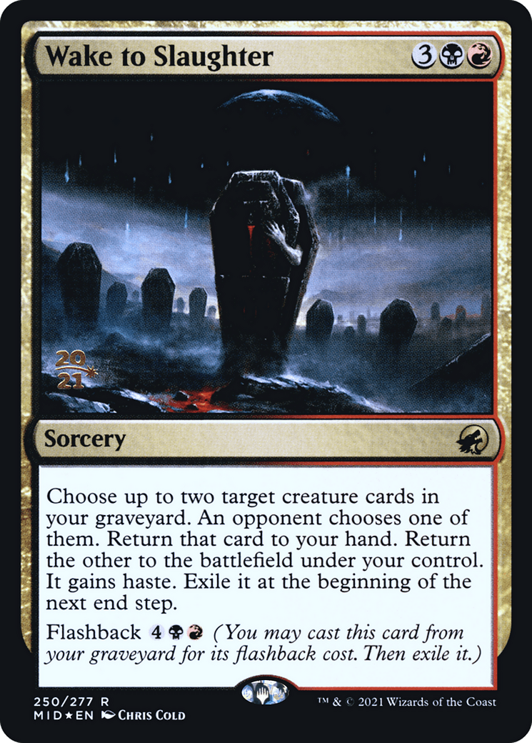 Wake to Slaughter [Innistrad: Midnight Hunt Prerelease Promos]