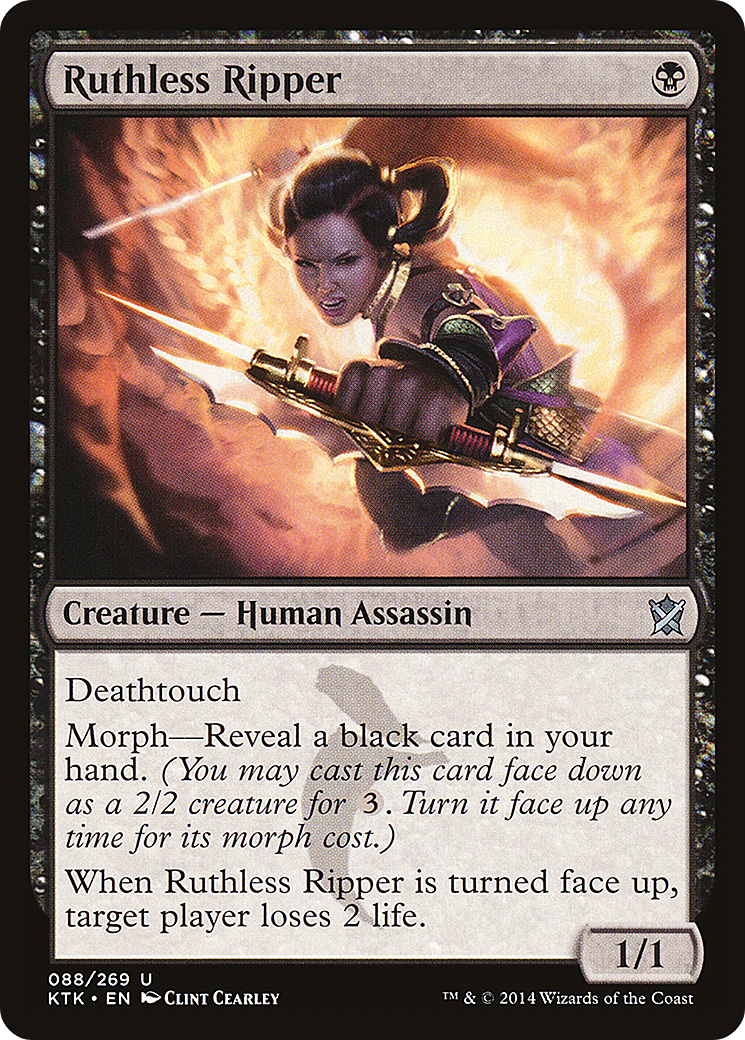 Ruthless Ripper [Khans of Tarkir] Foil