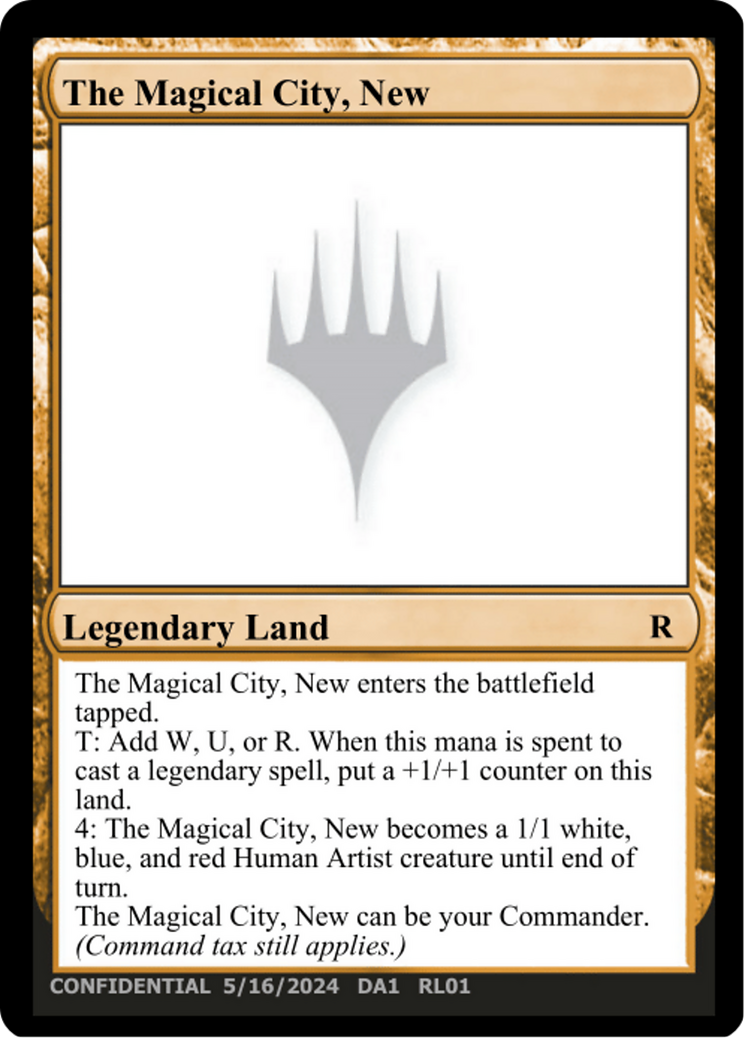 The Magical City, New (DA1-RL01B) - Unknown Event