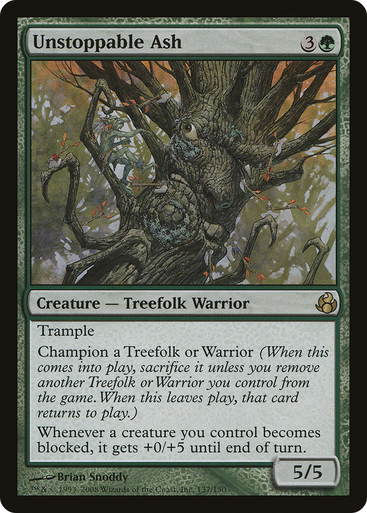 Unstoppable Ash [Morningtide] Foil