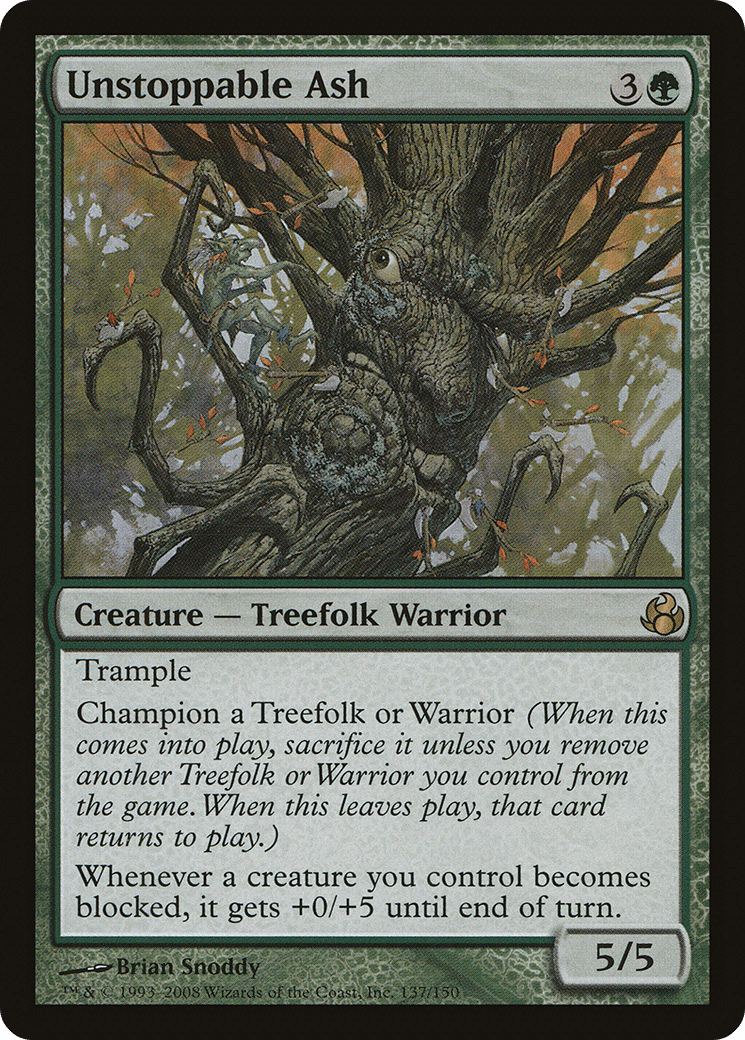 Unstoppable Ash [Morningtide] Foil