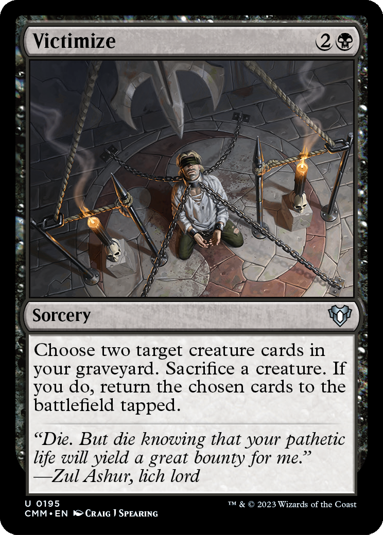 Victimize [Commander Masters] Foil