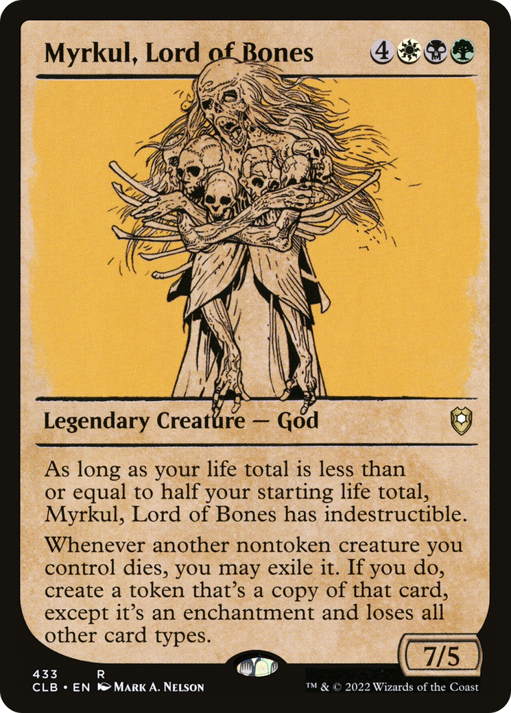 Myrkul, Lord of Bones (Showcase) [Commander Legends: Battle for Baldur's Gate] Foil
