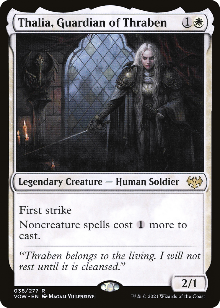 Thalia, Guardian of Thraben [Innistrad: Crimson Vow] Foil
