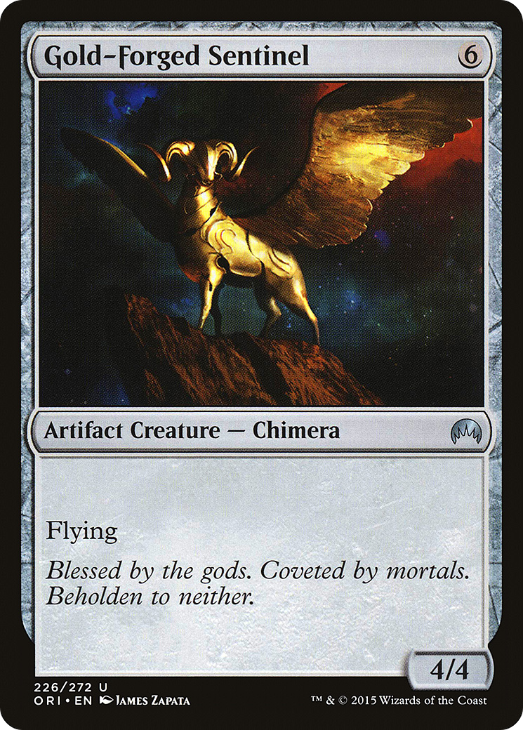Gold-Forged Sentinel [Magic Origins] Foil