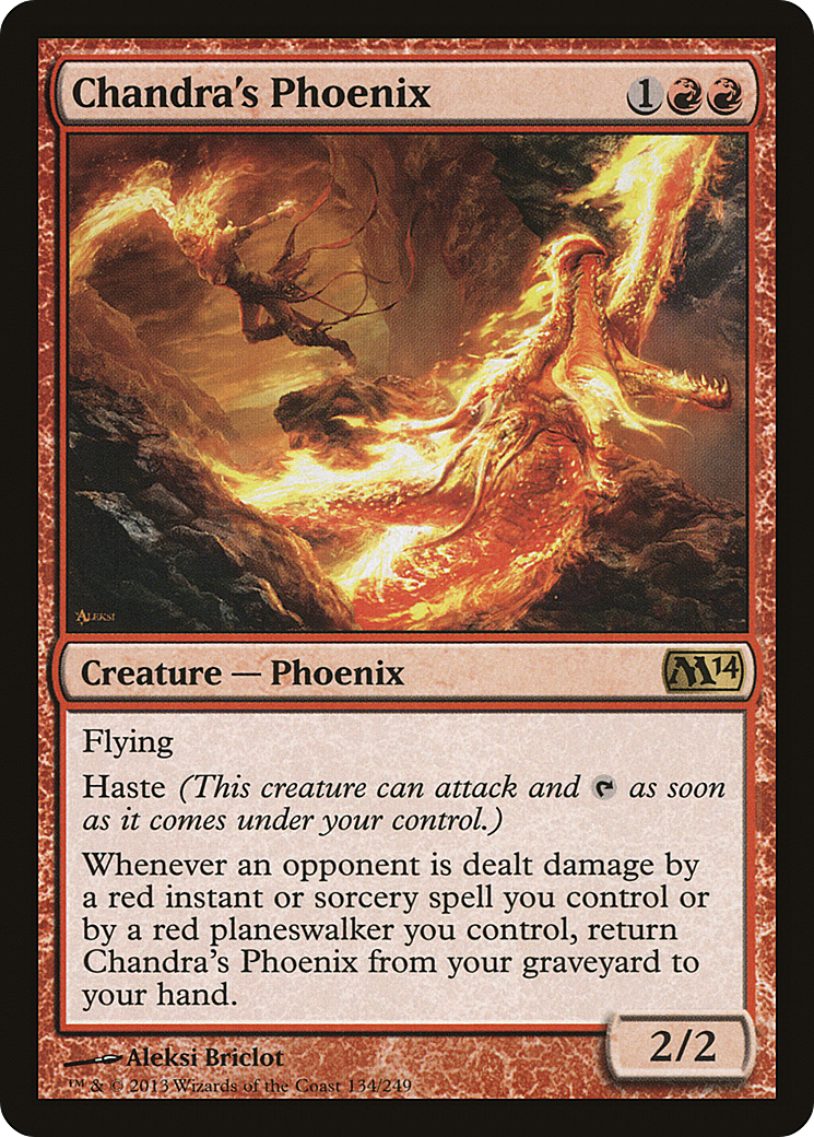 Chandra's Phoenix [Magic 2014] Foil