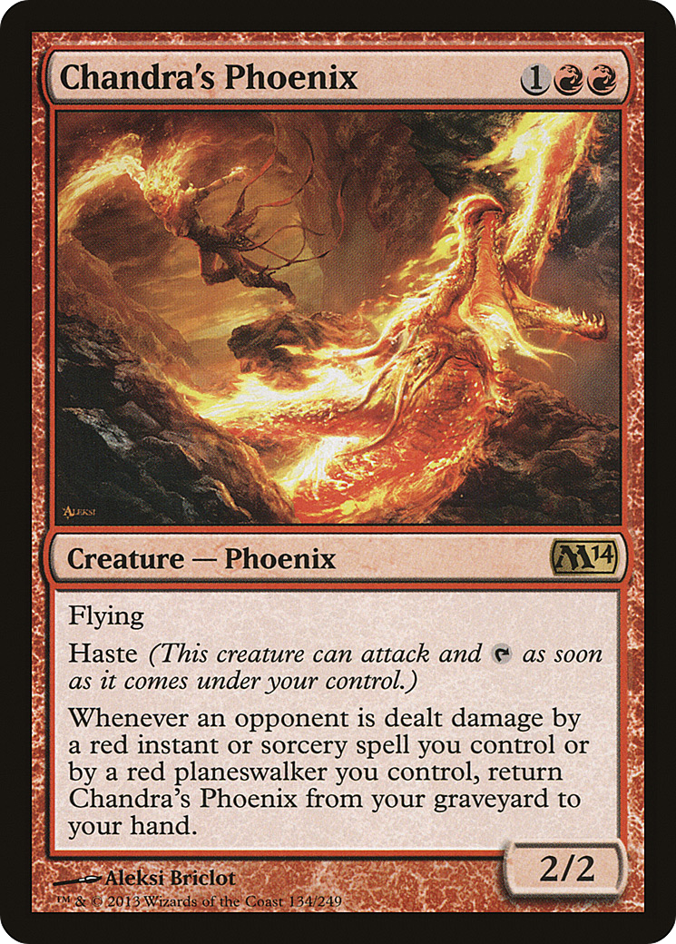 Chandra's Phoenix (M14-134) - Magic 2014 Foil