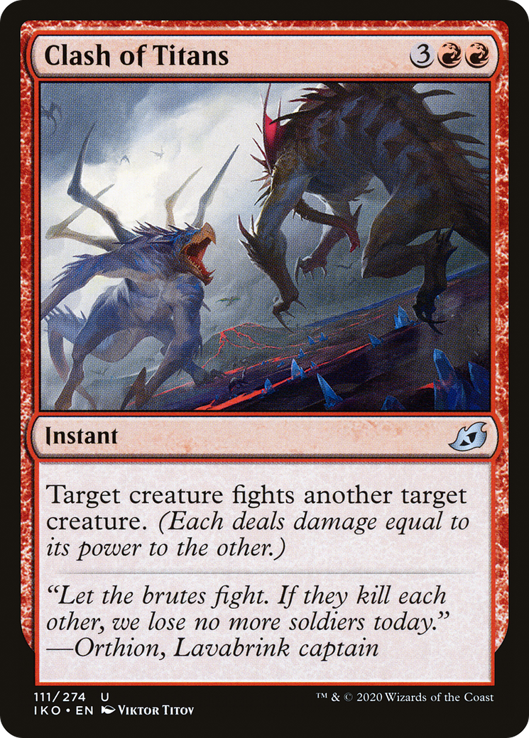 Clash of Titans [Ikoria: Lair of Behemoths] Foil