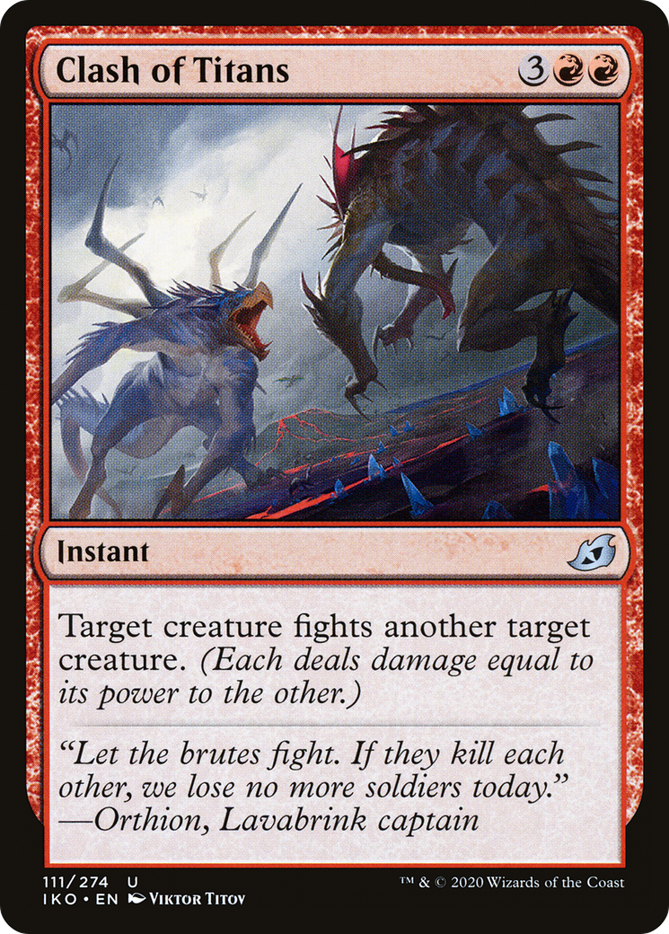 Clash of Titans [Ikoria: Lair of Behemoths] Foil