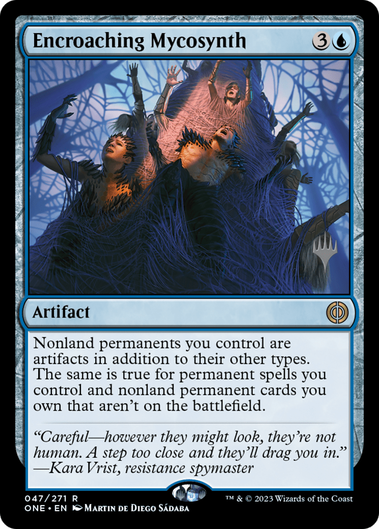 Encroaching Mycosynth (Promo Pack) [Phyrexia: All Will Be One Promos] Foil