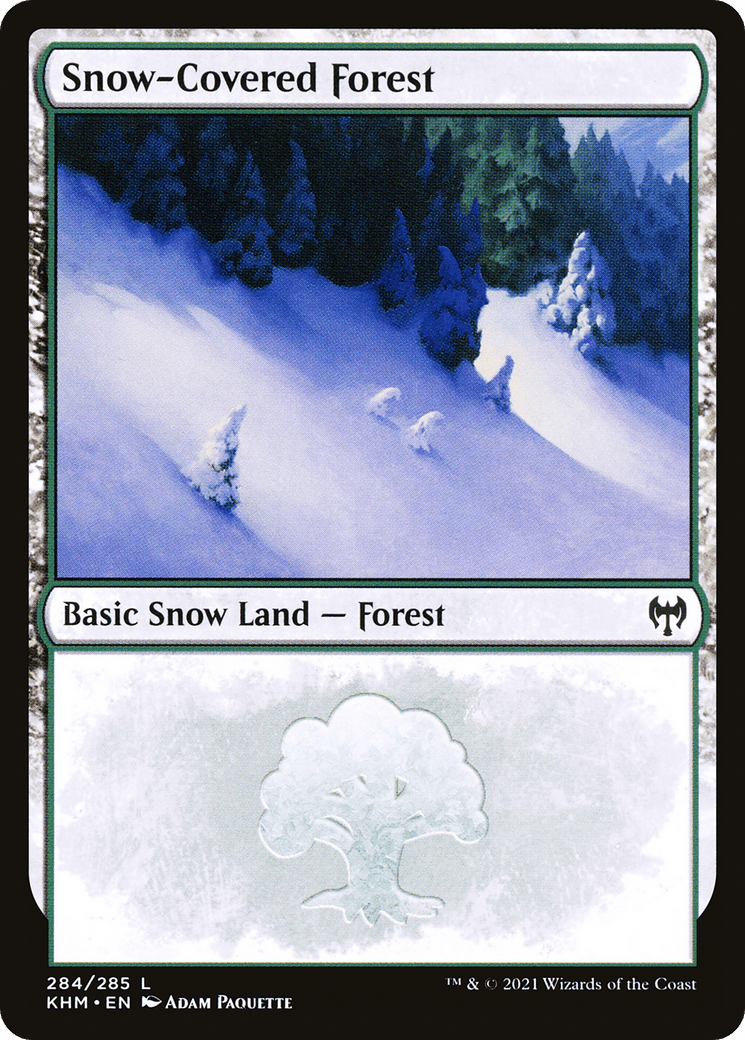 Snow-Covered Forest (284) [Kaldheim] Foil