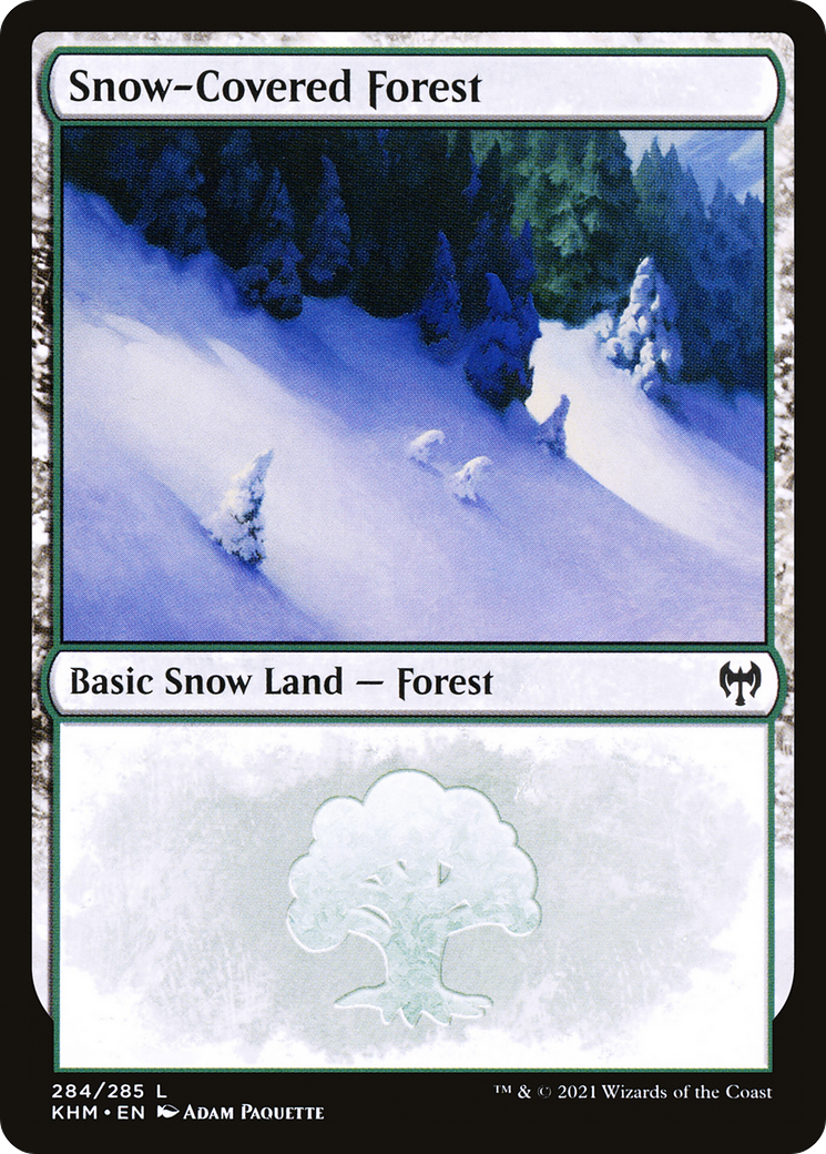 Snow-Covered Forest (284) [Kaldheim] Foil