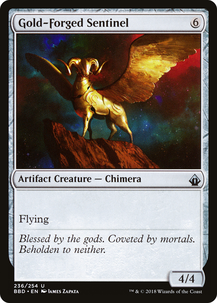 Gold-Forged Sentinel [Battlebond] Foil