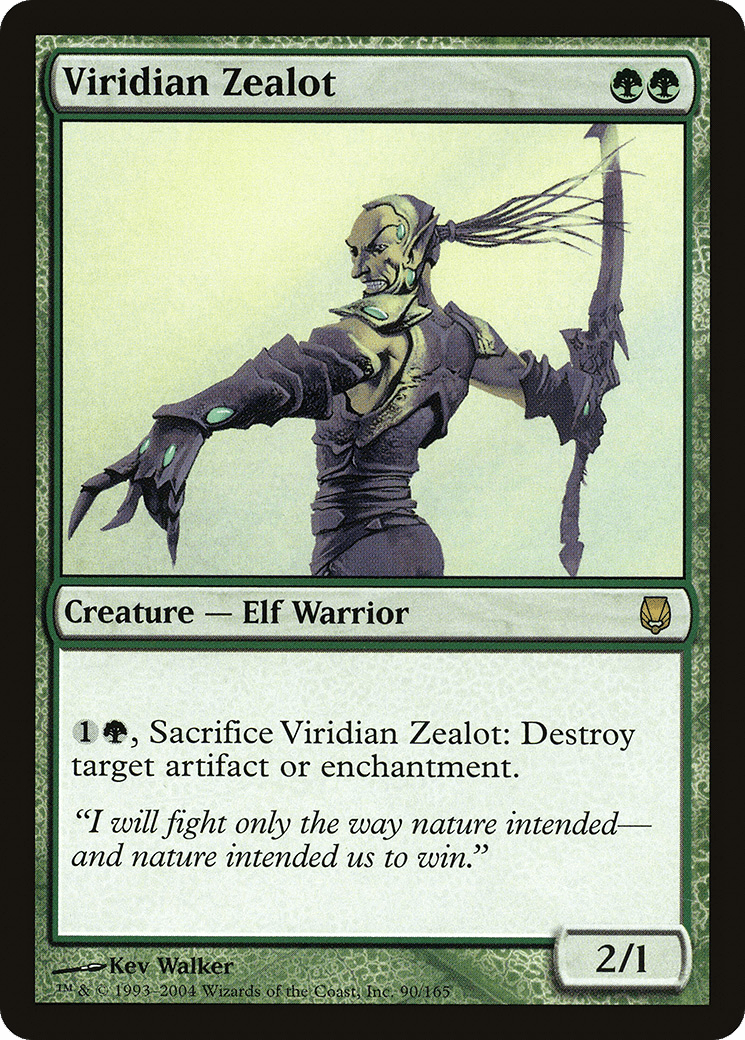 Viridian Zealot [Darksteel] Foil