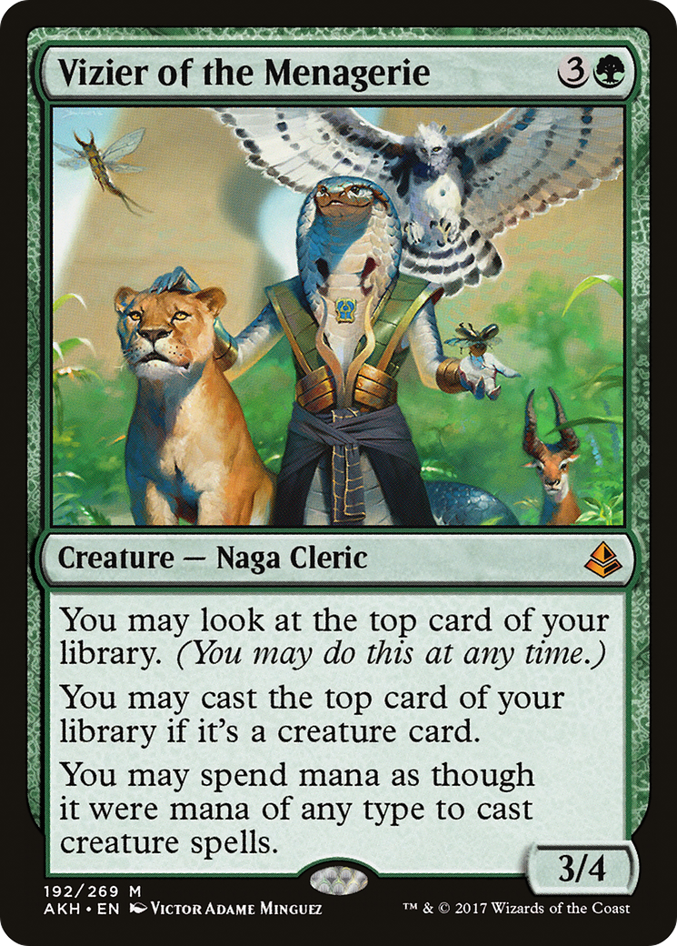 Vizier of the Menagerie [Amonkhet] Foil