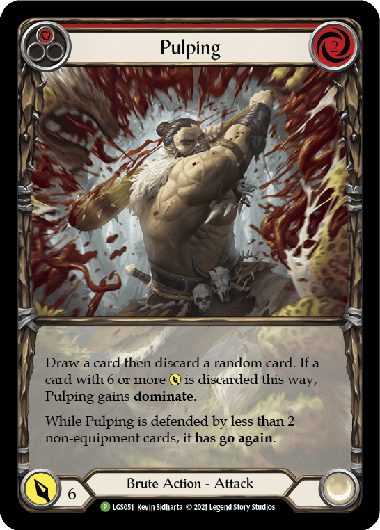 Pulping (Red) [LGS051] (Promo)  Rainbow Foil