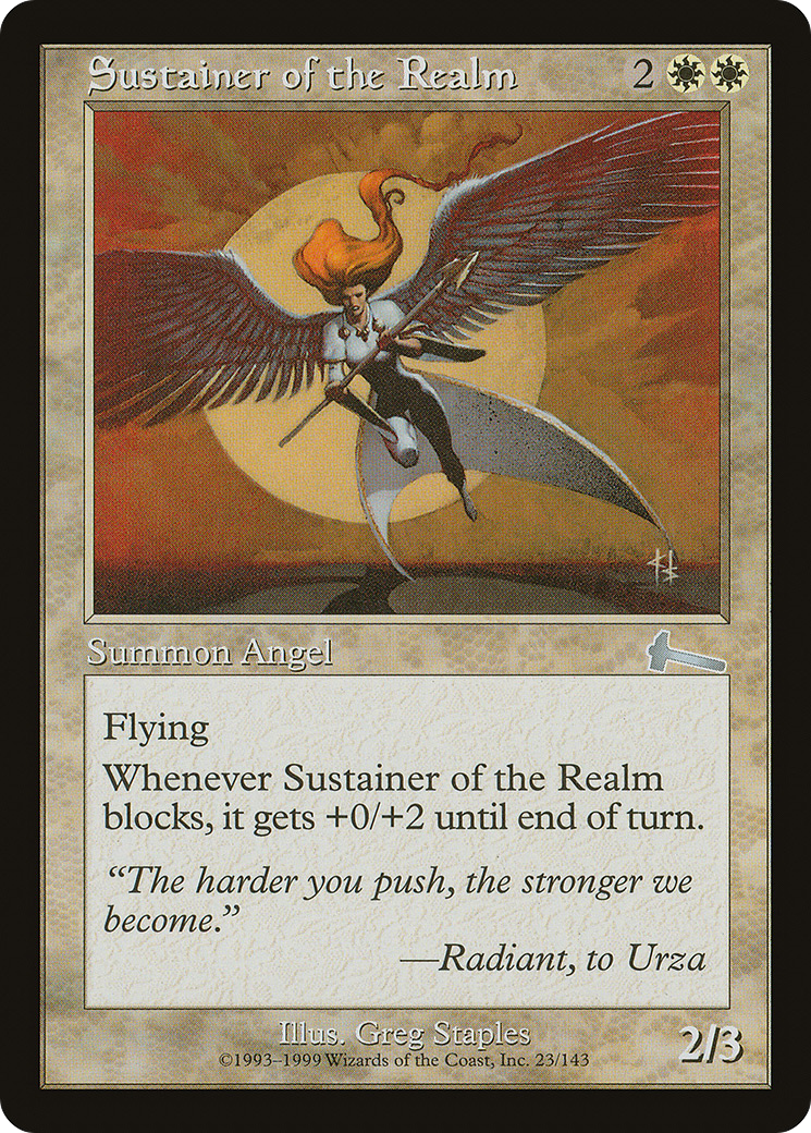 Sustainer of the Realm [Urza's Legacy] Foil