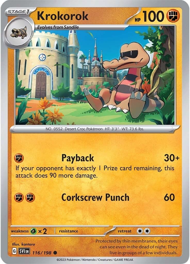 Krokorok 116- SV01 Scarlet & Violet Base Set