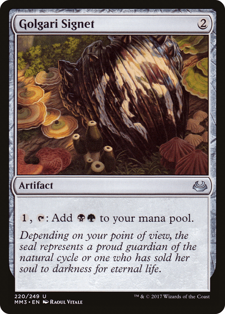 Golgari Signet [Modern Masters 2017] Foil